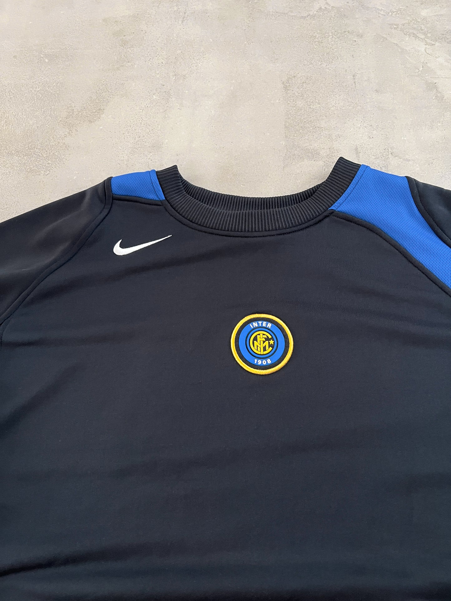 BLACK INTER MILAN NIKE SWEATER - 2000S - XL