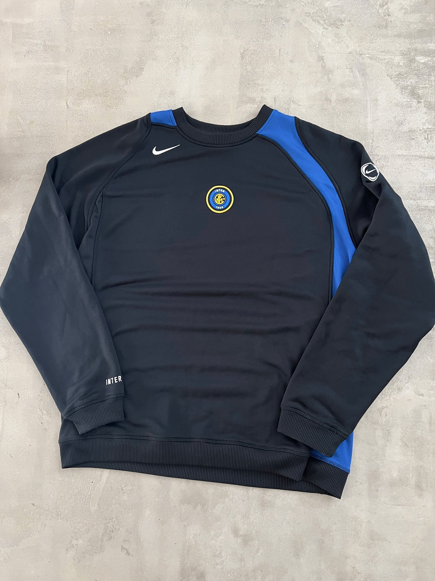 BLACK INTER MILAN NIKE SWEATER - 2000S - XL
