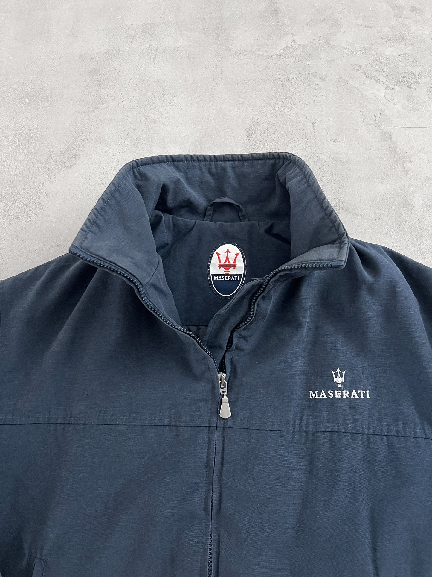 NAVY MASERATI JACKET - 2000S - S
