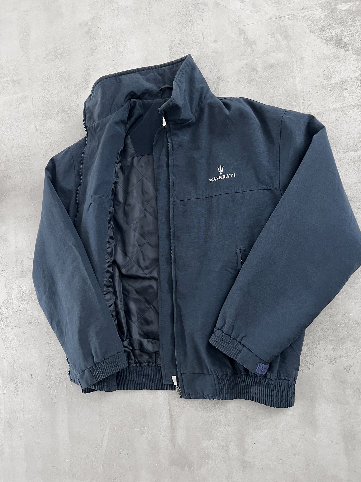 NAVY MASERATI JACKET - 2000S - S