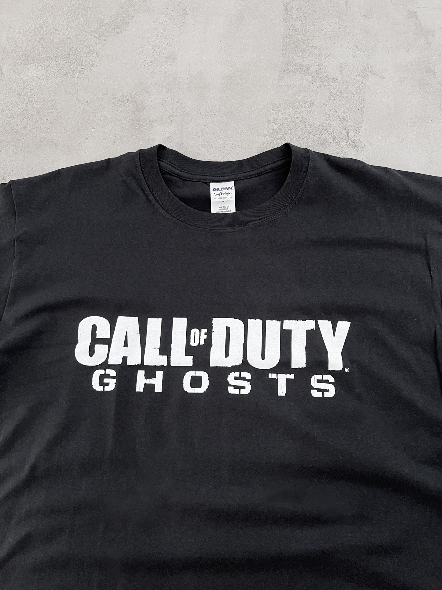BLACK CALL OF DUTY PROMO TEE - 2010S - L