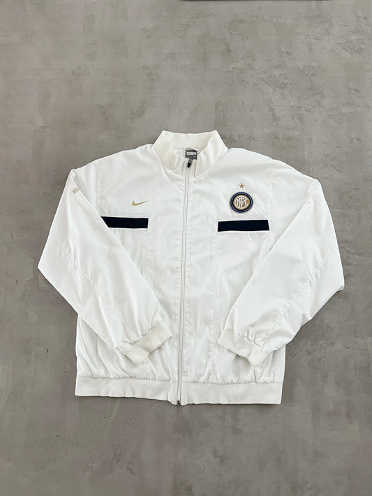 WHITE INTER MILAN NIKE JACKET - 2000S - L