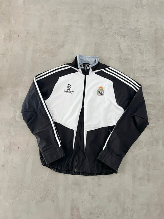 WHITE REAL MADRID JACKET - 2000S - M