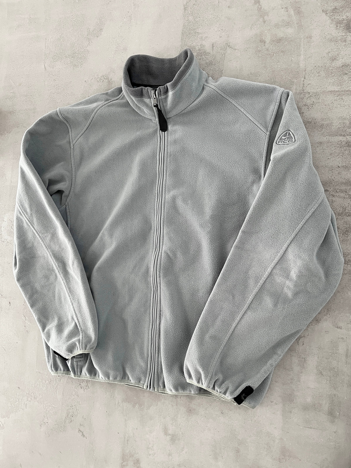GREY/LIGHT BLUE NIKE ACG FLEECE - 2000S - L