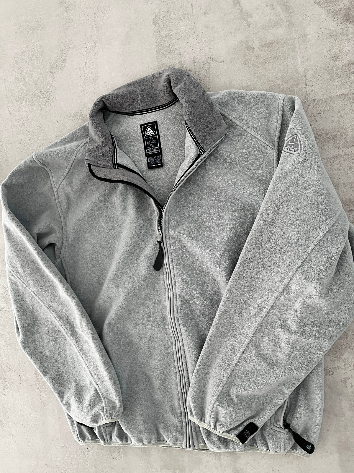 GREY/LIGHT BLUE NIKE ACG FLEECE - 2000S - L