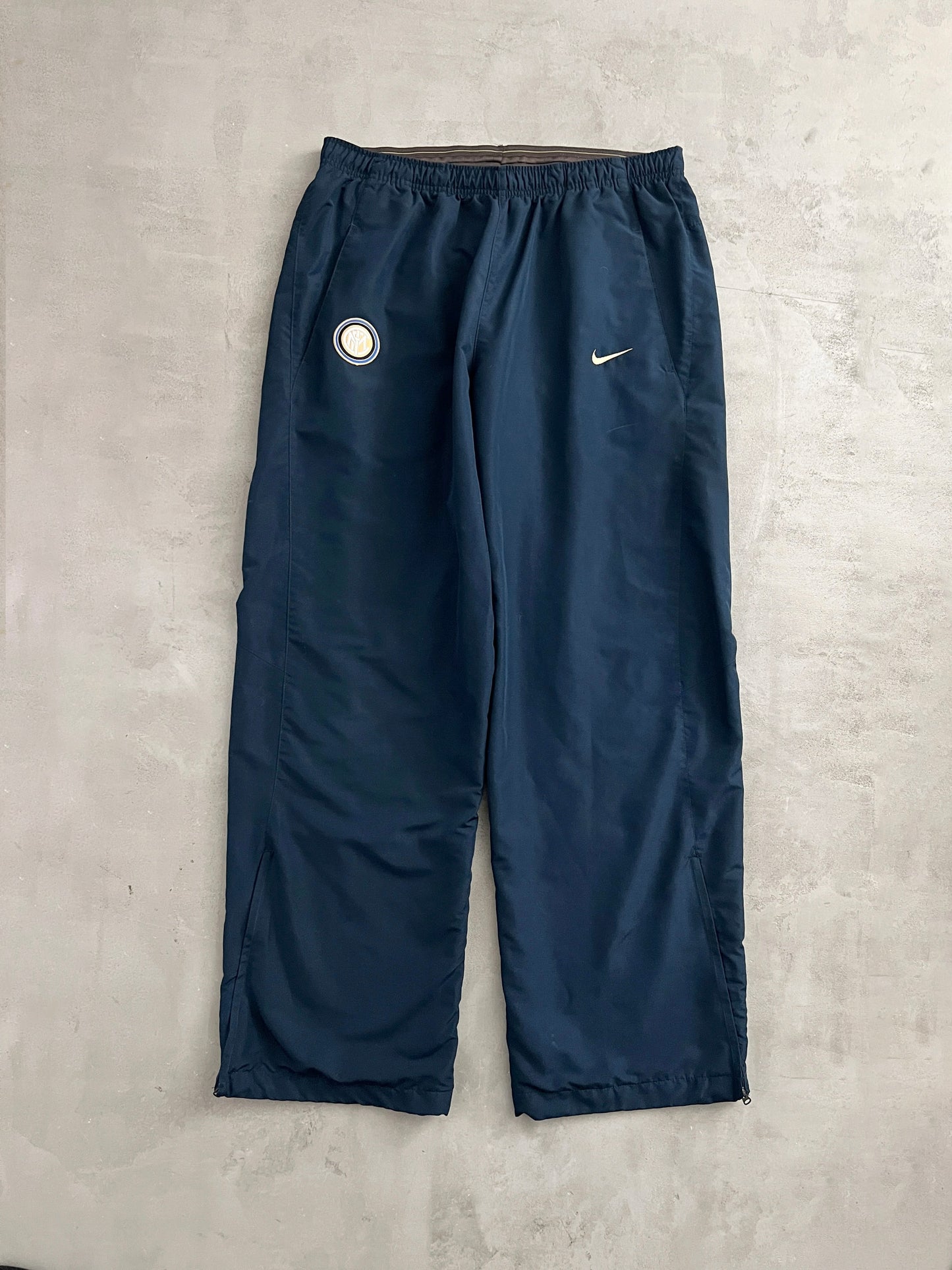 NAVY INTER MILAN TRACK PANTS - 2000S - L