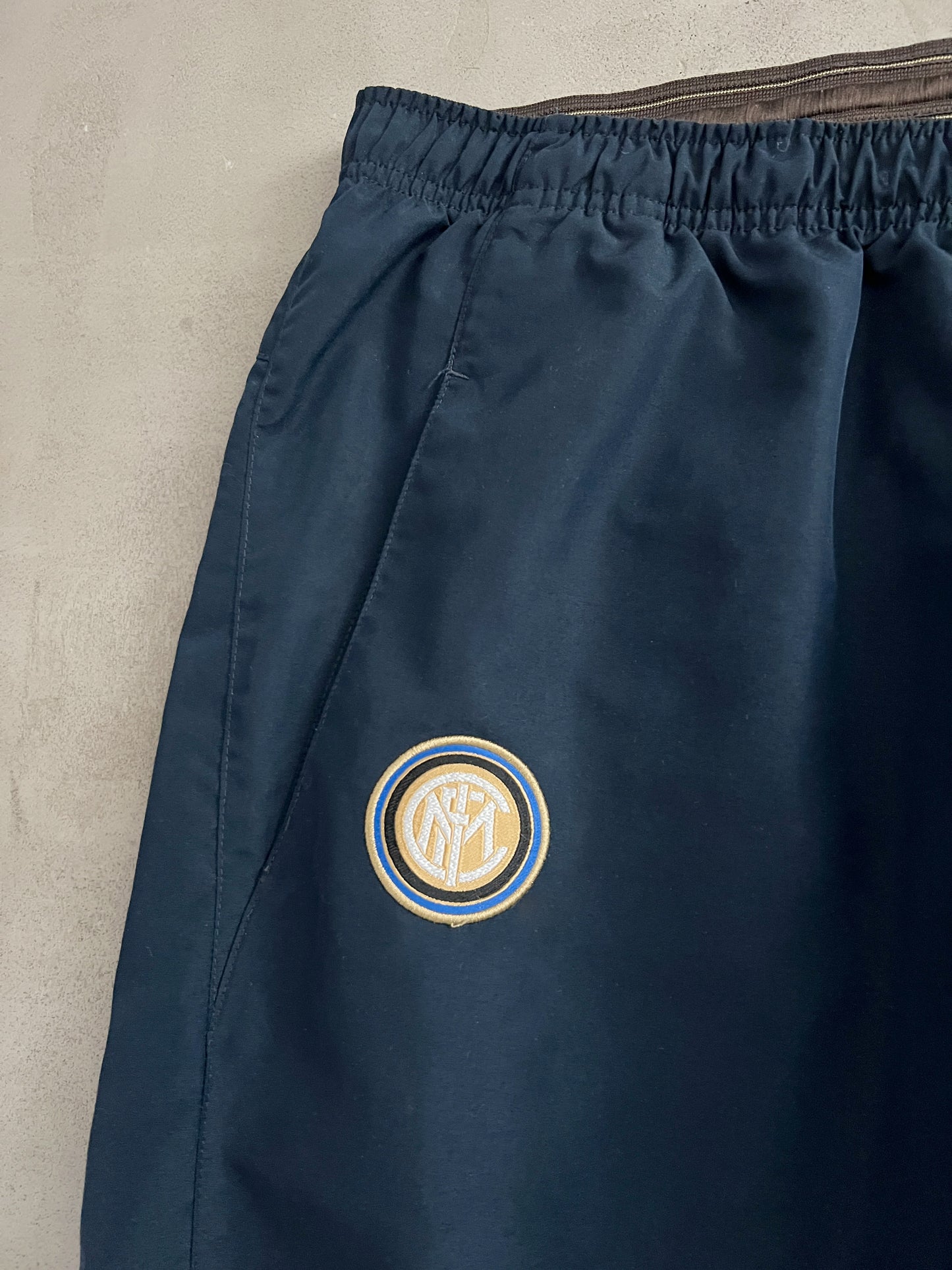 NAVY INTER MILAN TRACK PANTS - 2000S - L