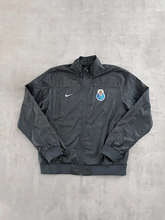 GREY FC PORTO NIKE TRACK JACKET - 2000S - L