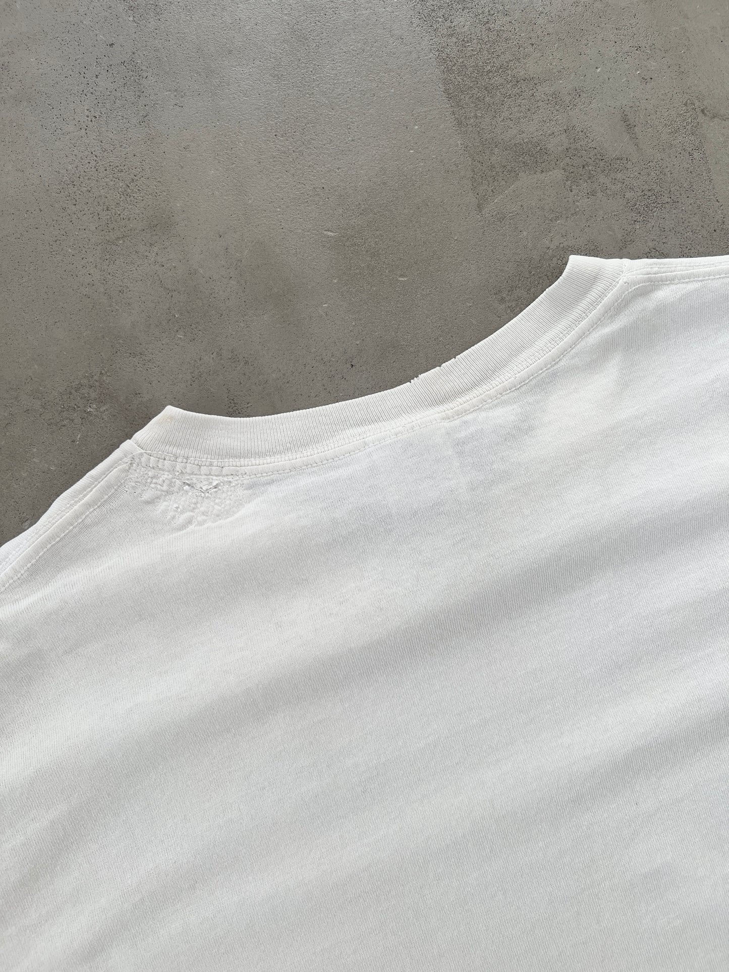 WHITE MICROSOFT WINDOWS PROMO TEE - 1990S - L