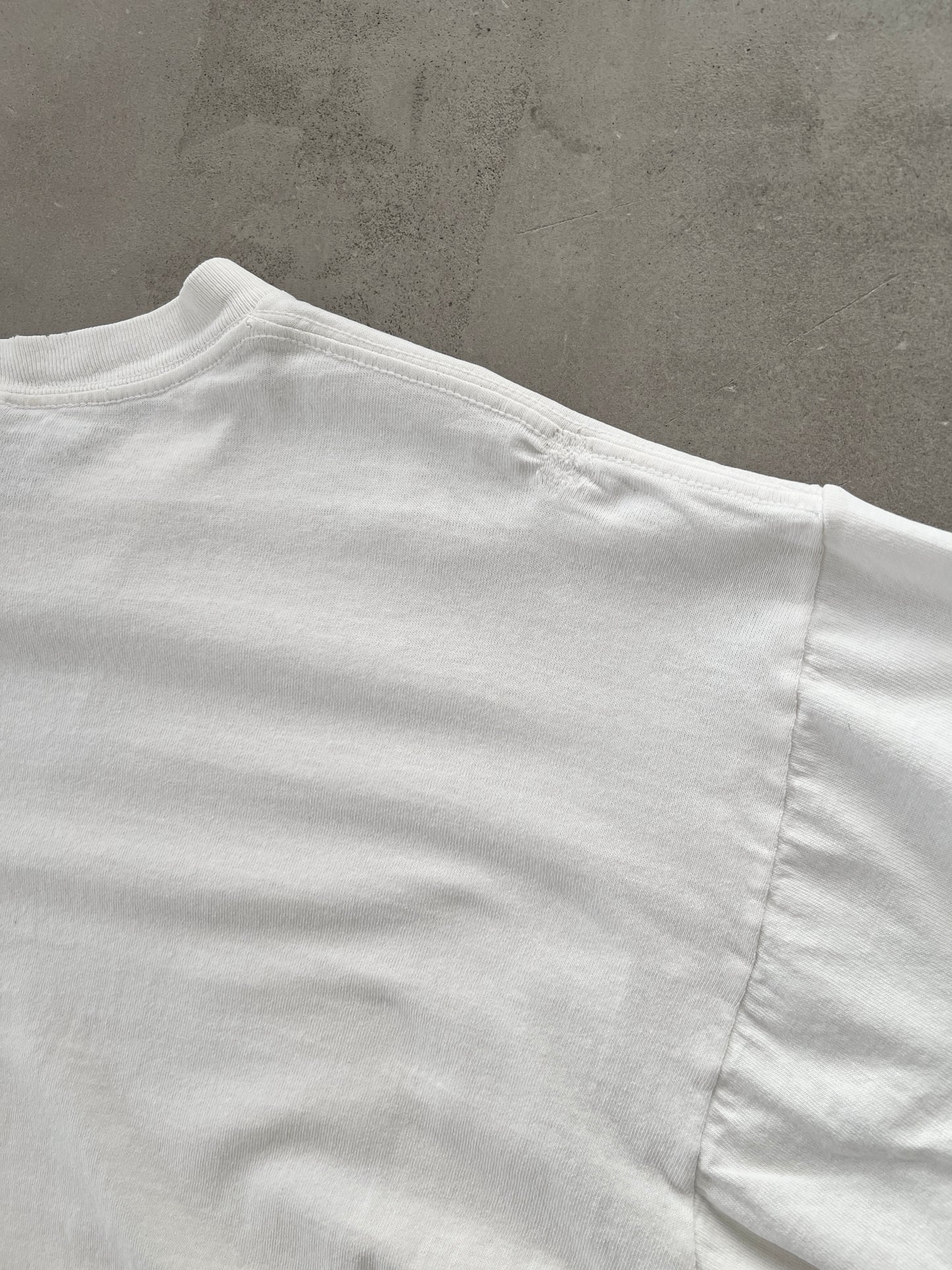 WHITE MICROSOFT WINDOWS PROMO TEE - 1990S - L
