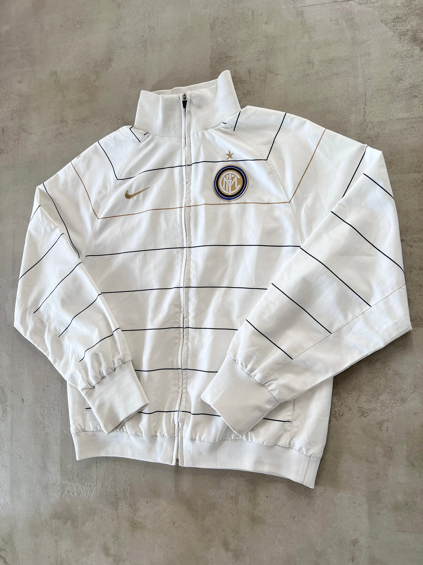 WHITE/NAVY INTER MILAN TRACKSUIT - 2000S - L