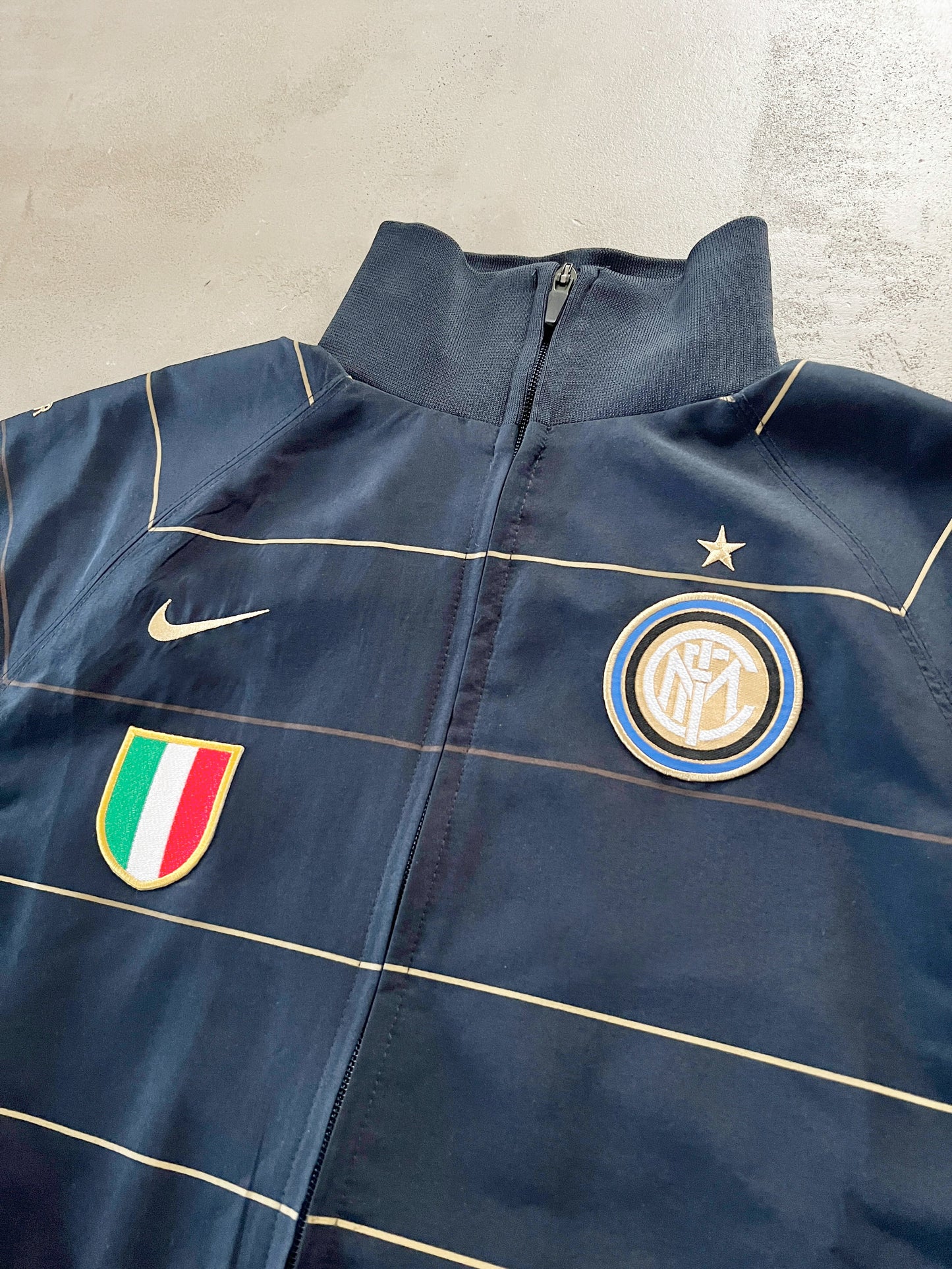 NAVY INTER MILAN NIKE TRACK JACKET - 2000S - M/L