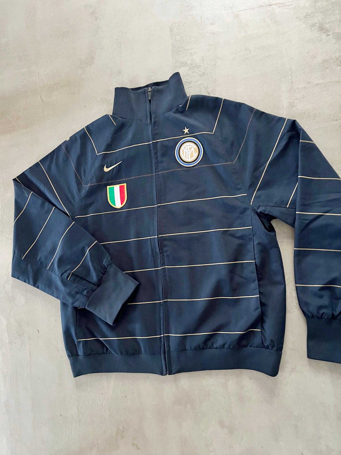 NAVY INTER MILAN NIKE TRACK JACKET - 2000S - M/L