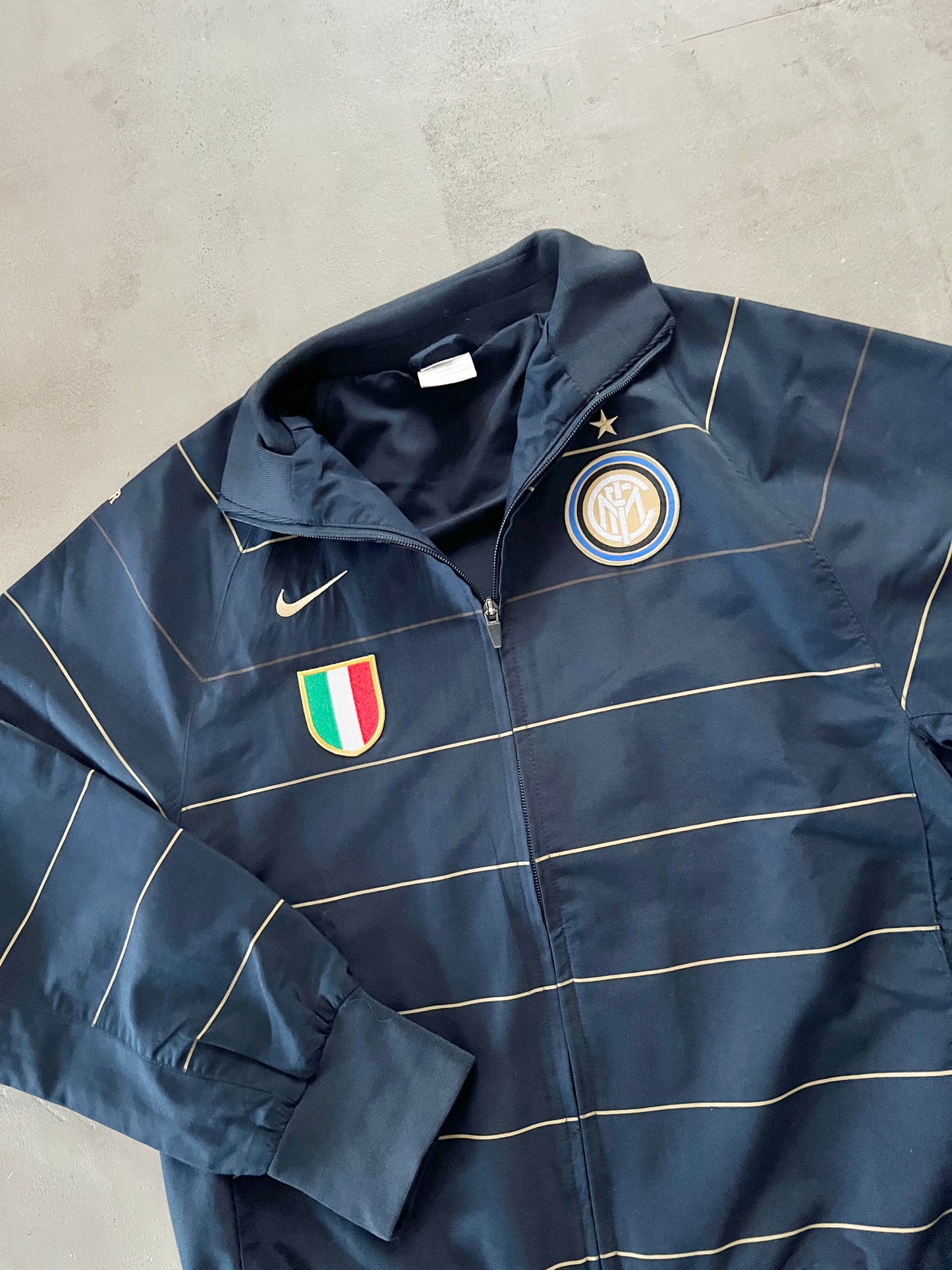 NAVY INTER MILAN NIKE TRACK JACKET - 2000S - M/L