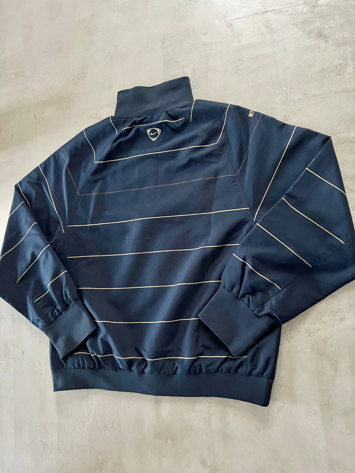 NAVY INTER MILAN NIKE TRACK JACKET - 2000S - M/L