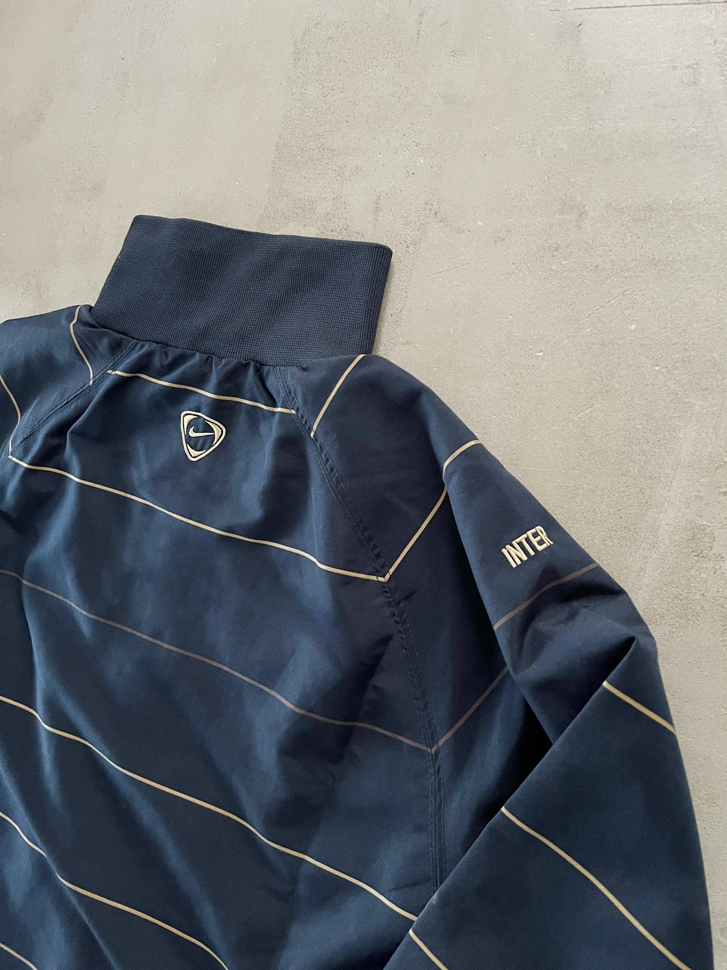NAVY INTER MILAN NIKE TRACK JACKET - 2000S - M/L