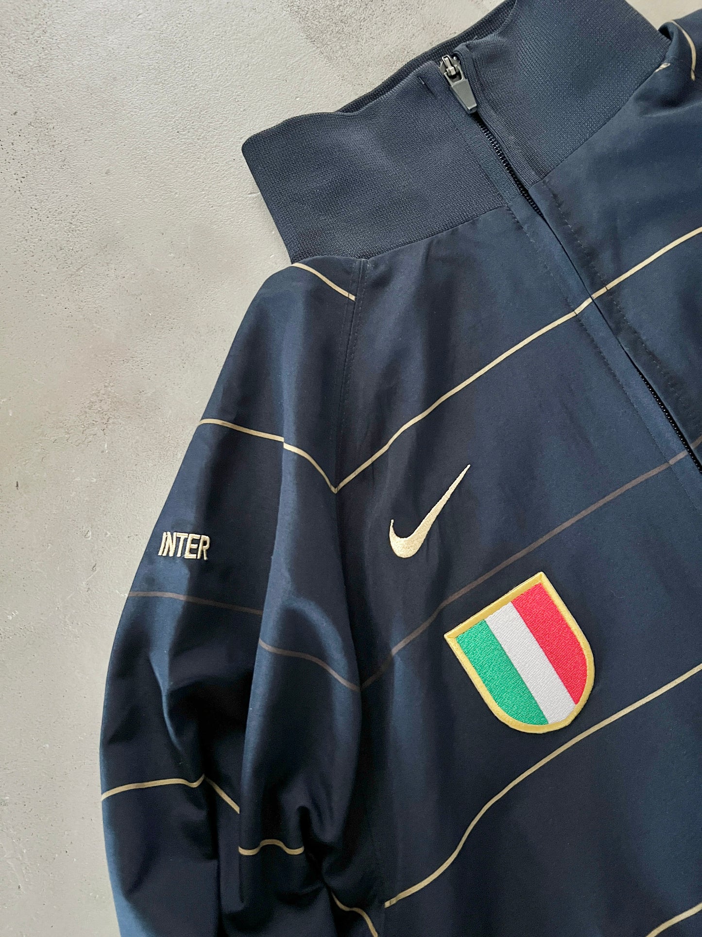 NAVY INTER MILAN NIKE TRACK JACKET - 2000S - M/L
