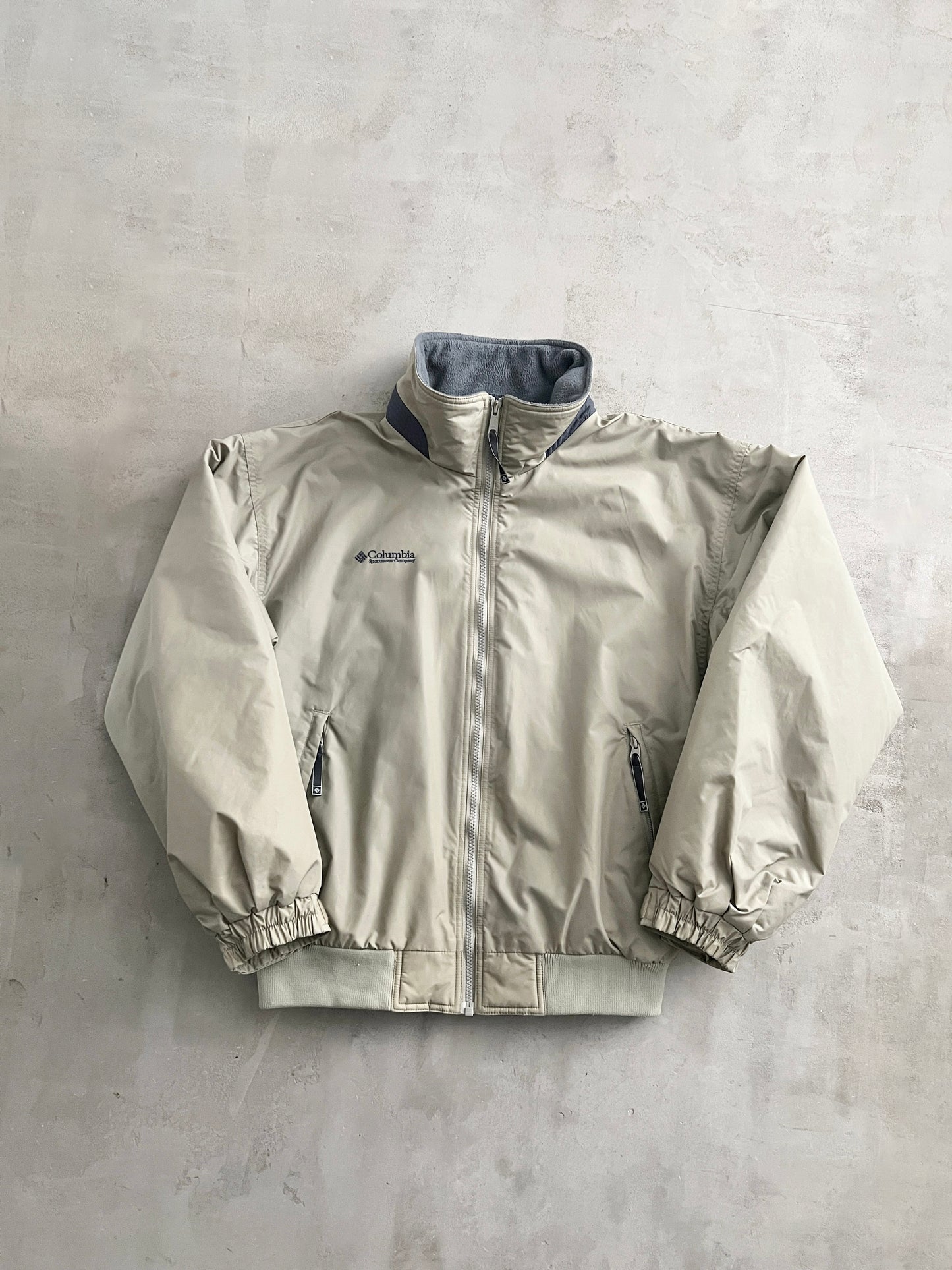 BEIGE COLUMBIA JACKET - 2000S - M