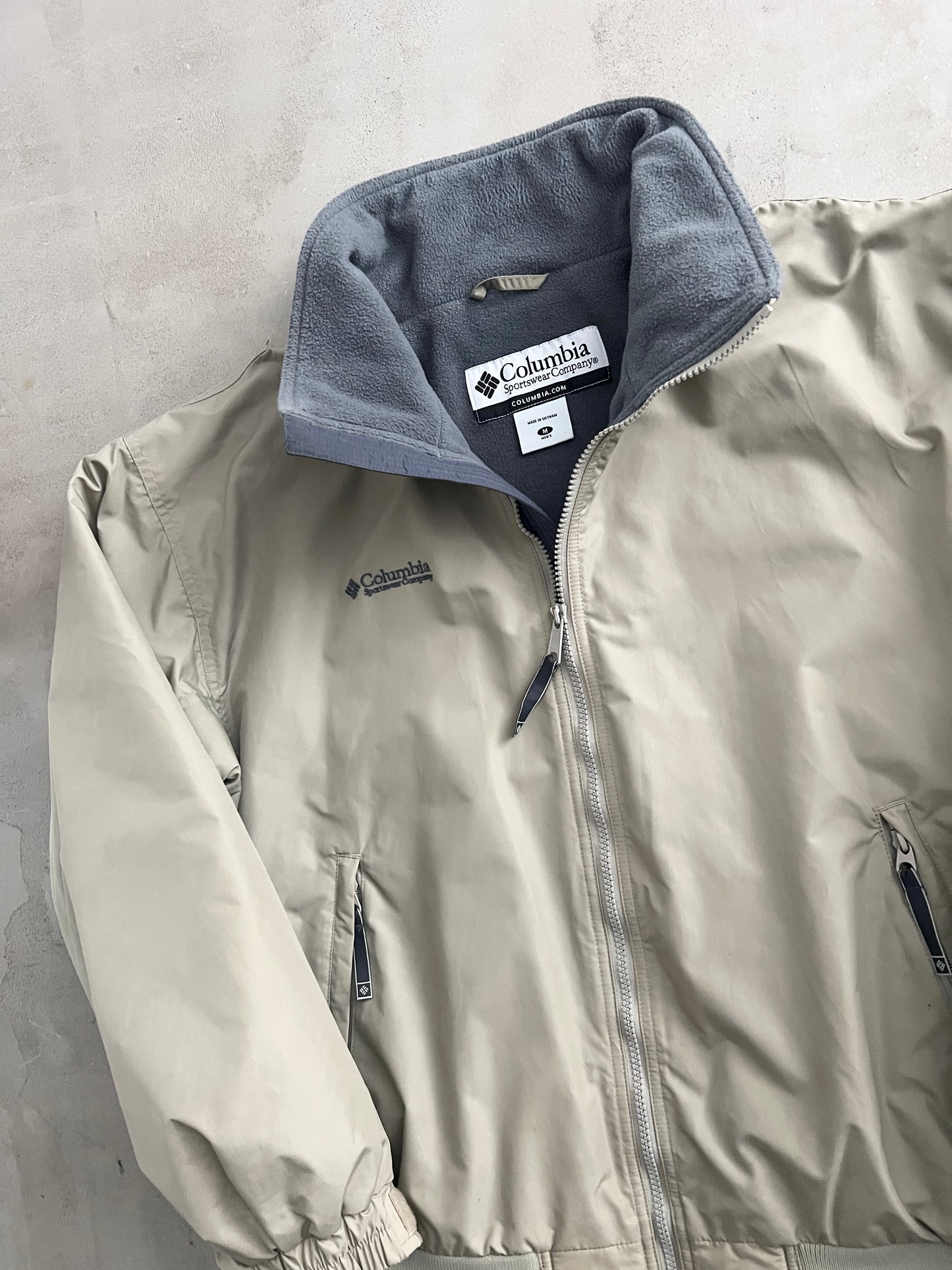 BEIGE COLUMBIA JACKET - 2000S - M