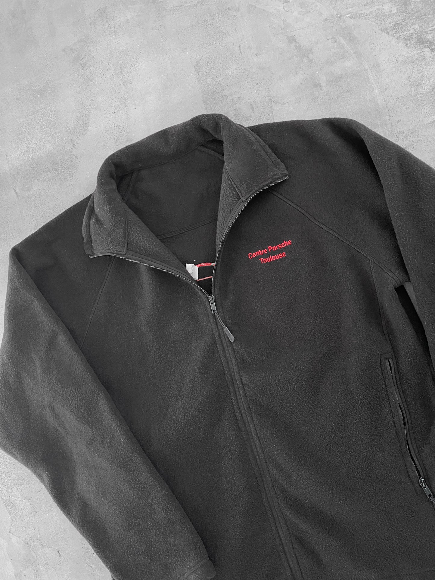 BLACK PORSCHE FRANCE FLEECE - 2000S - XL