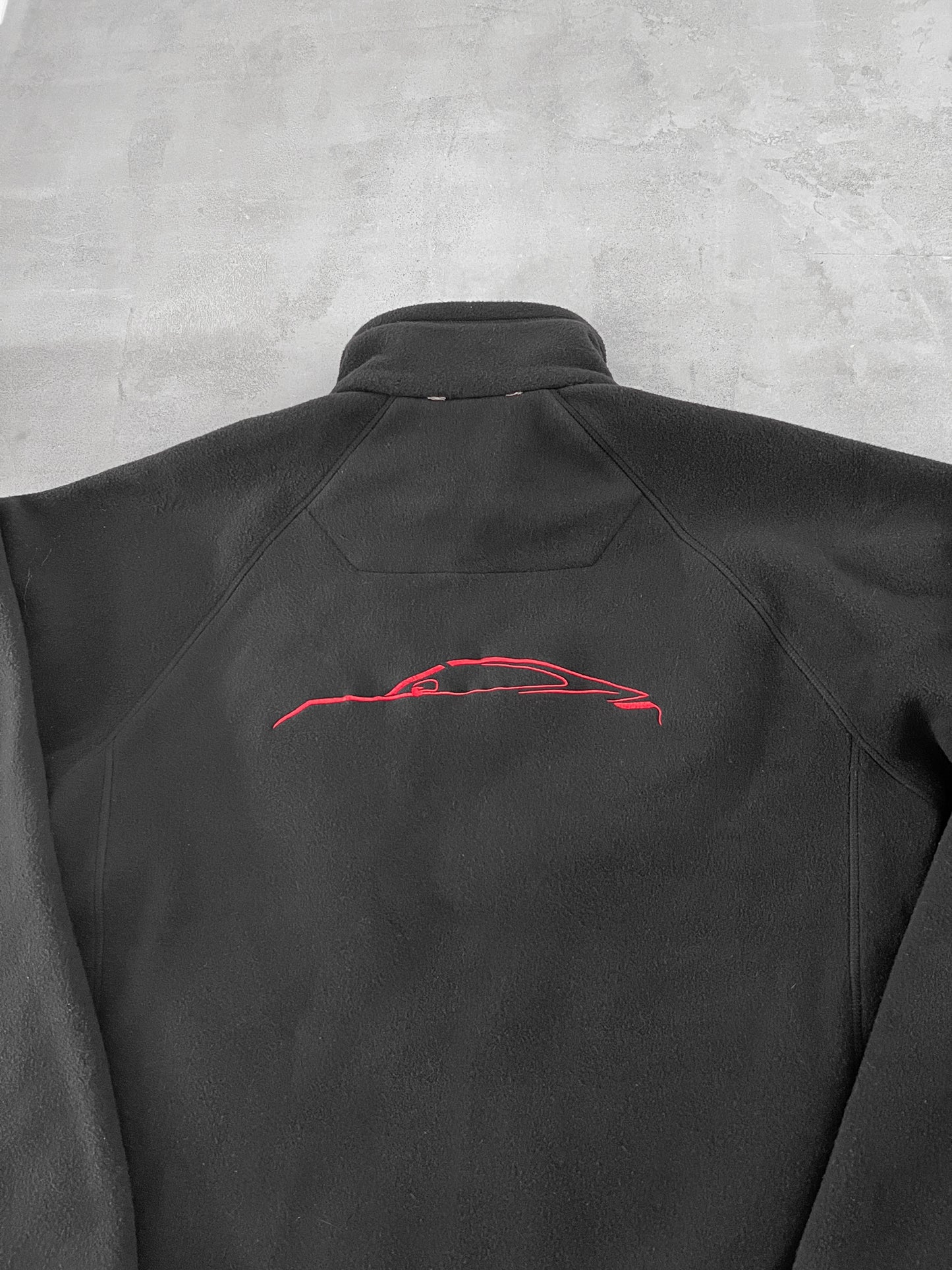 BLACK PORSCHE FRANCE FLEECE - 2000S - XL