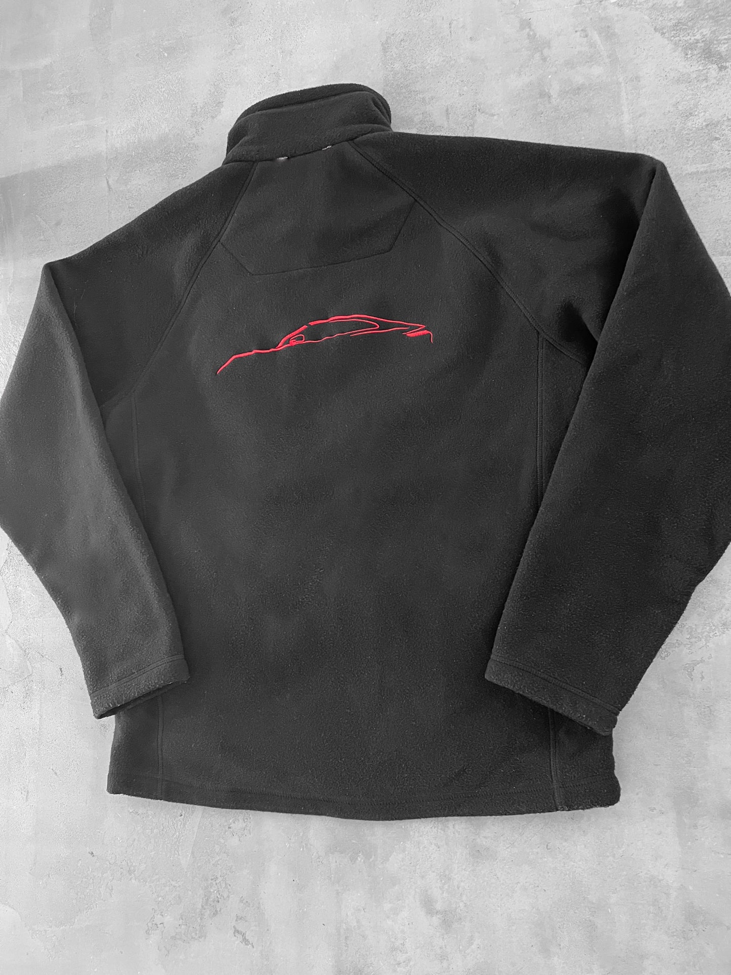 BLACK PORSCHE FRANCE FLEECE - 2000S - XL