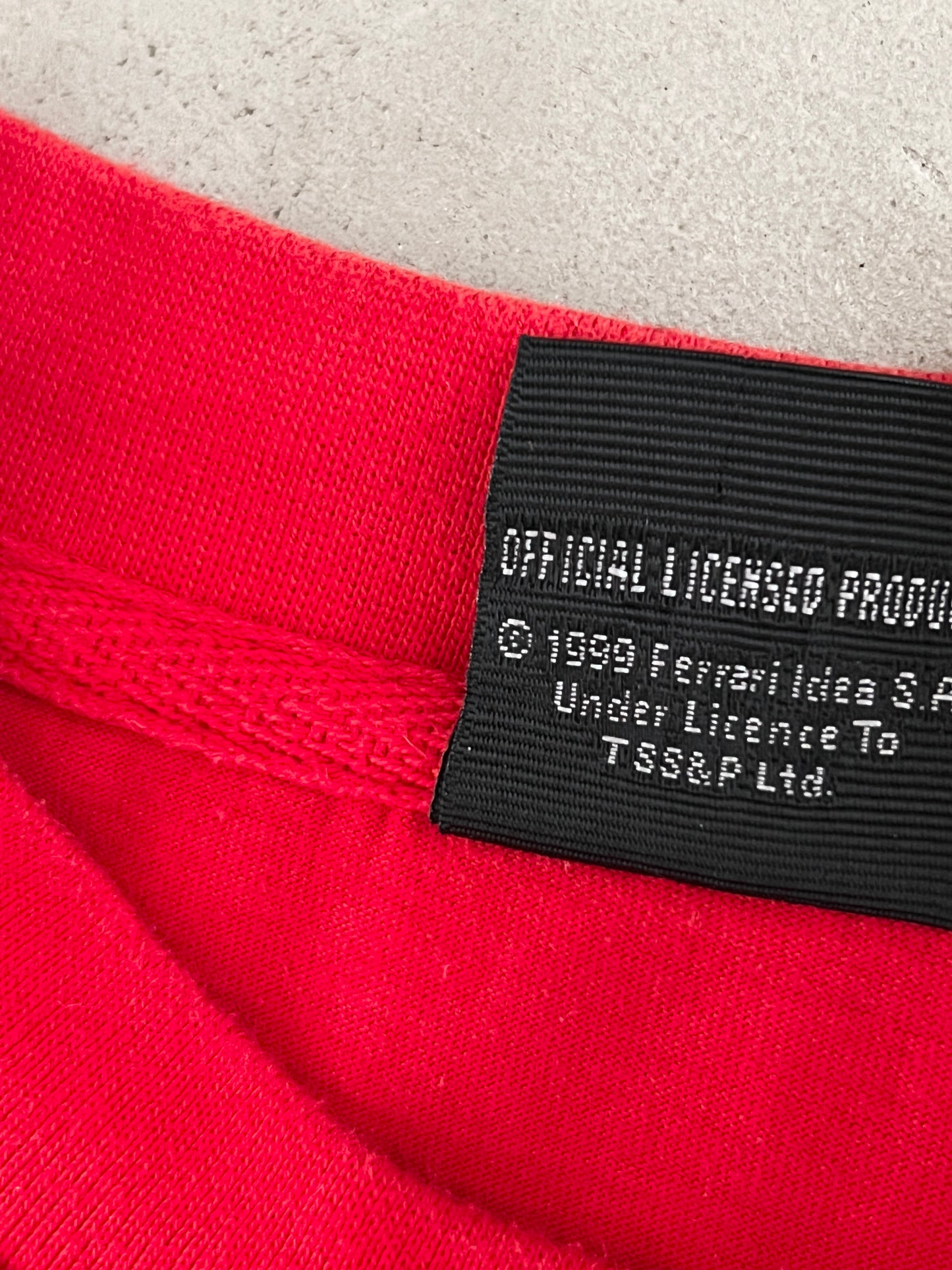 RED FERRARI TEE - 1999 - XL