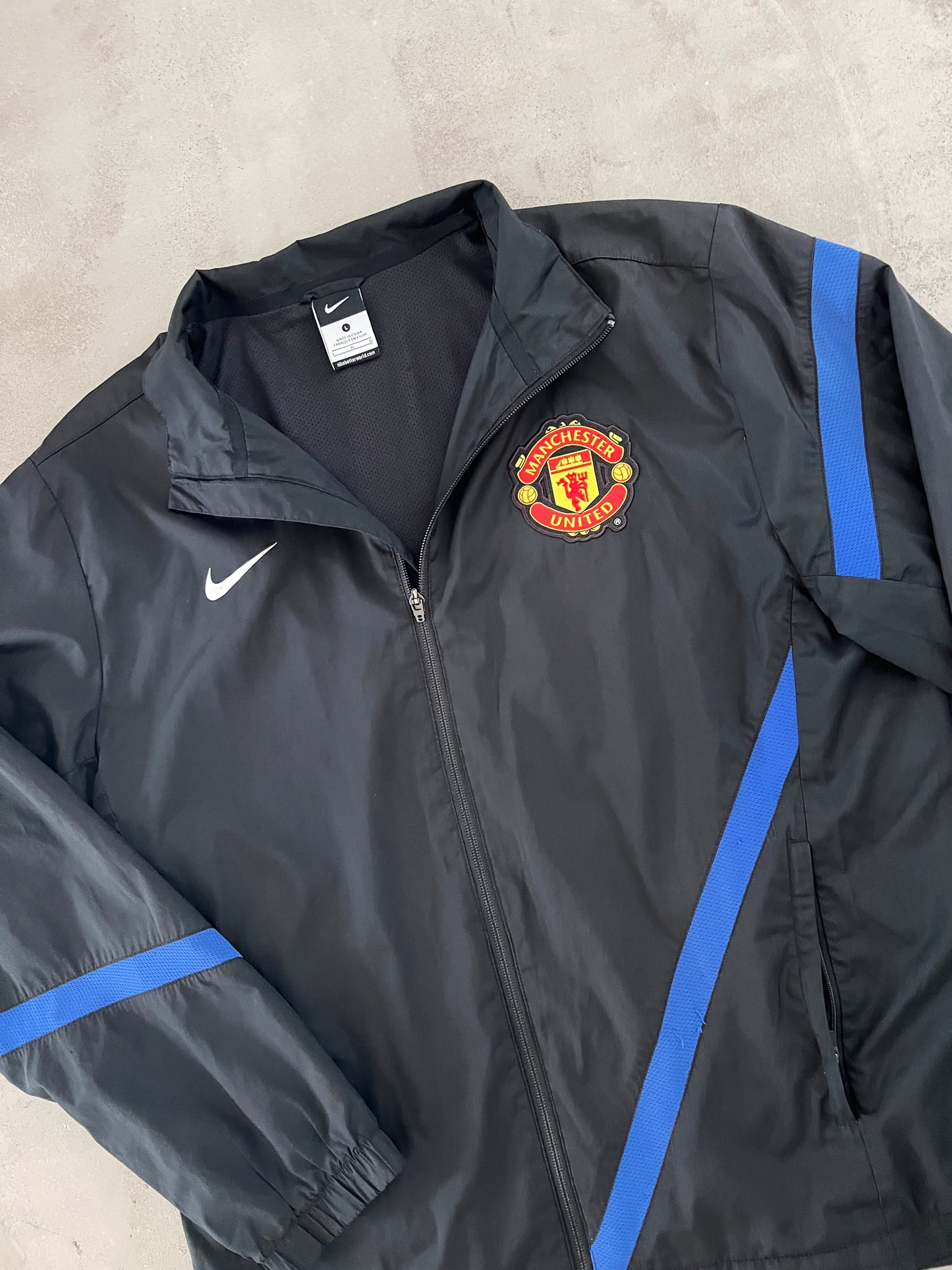 BLACK MANCHESTER UNITED JACKET - 2000S - L