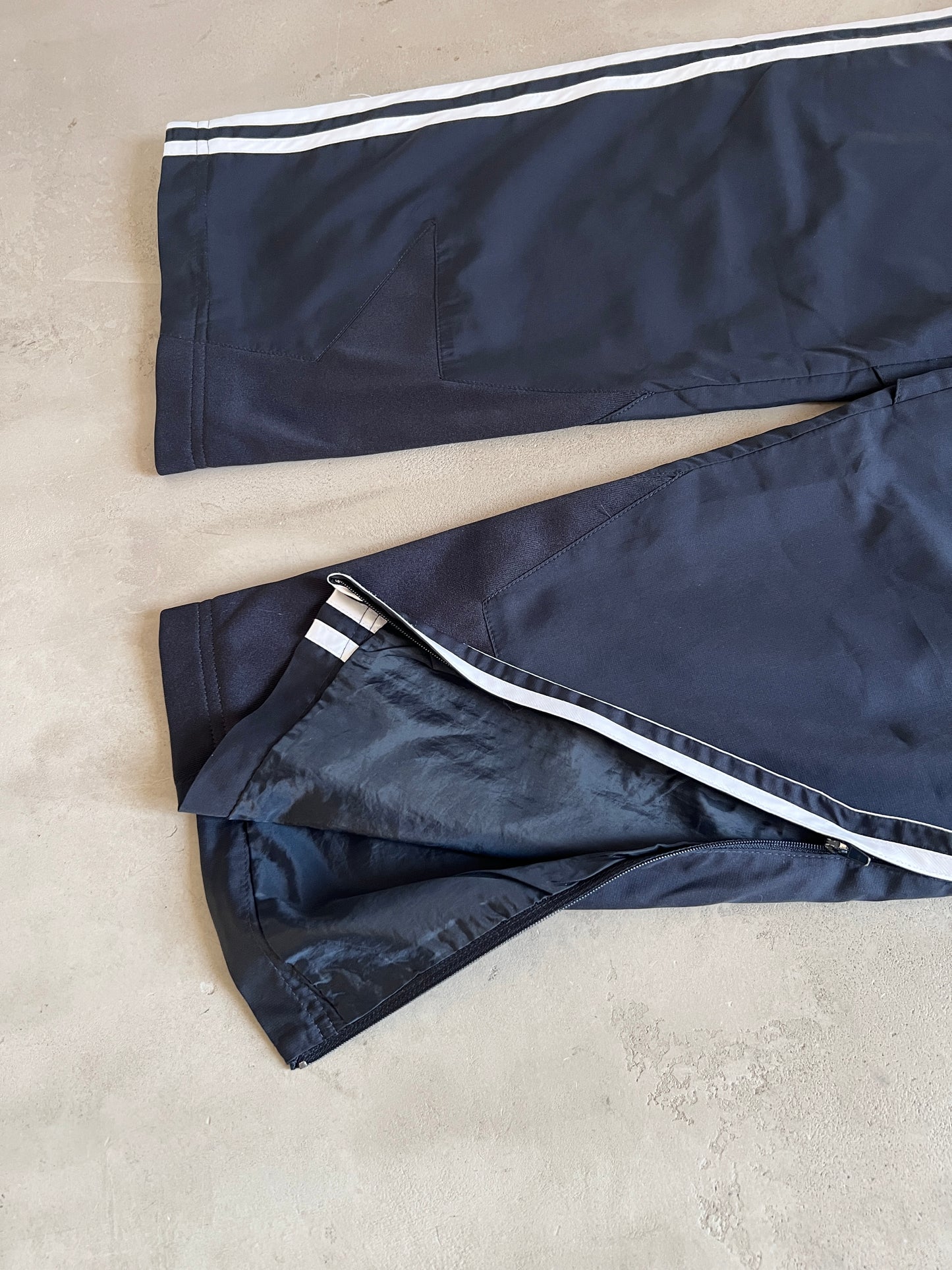 NAVY REAL MADRID TRACK PANTS - 2000S - L