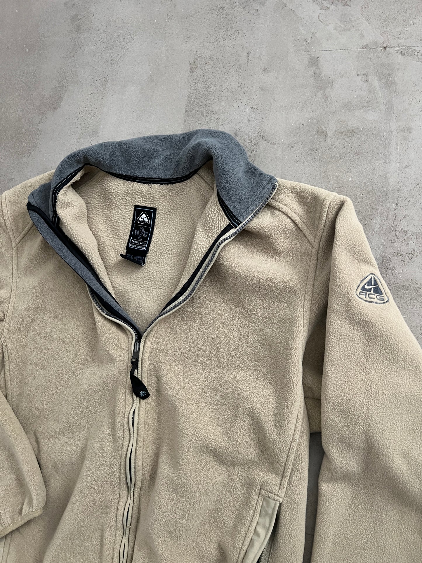 BEIGE NIKE ACG FLEECE - 2000S - M