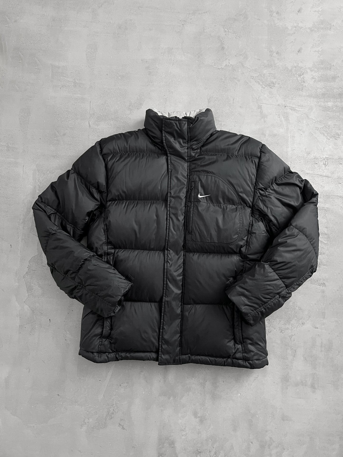 BLACK NIKE PUFFER - 2000S - L/M
