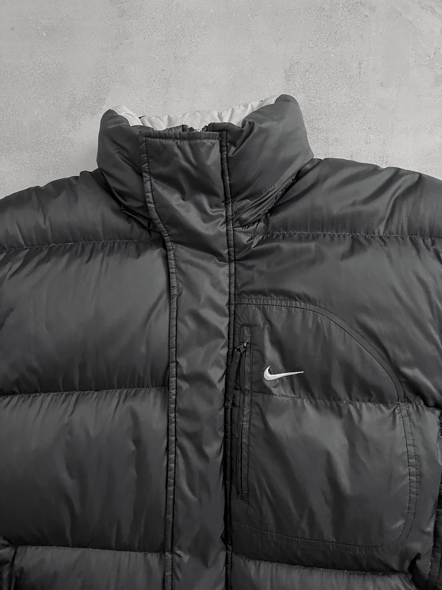 BLACK NIKE PUFFER - 2000S - L/M