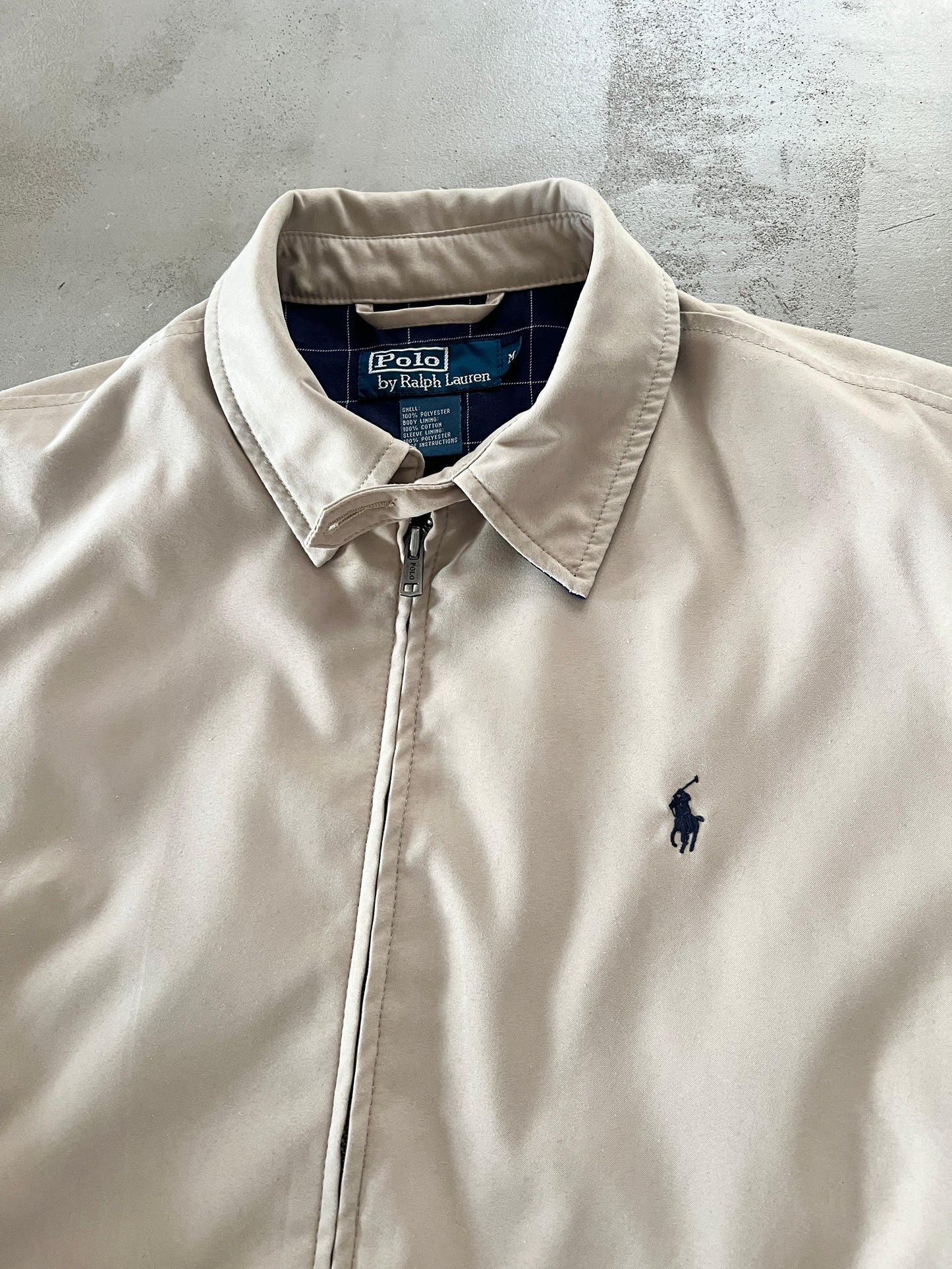 CREME POLO RALPH LAUREN JACKET - 2000S - M/L