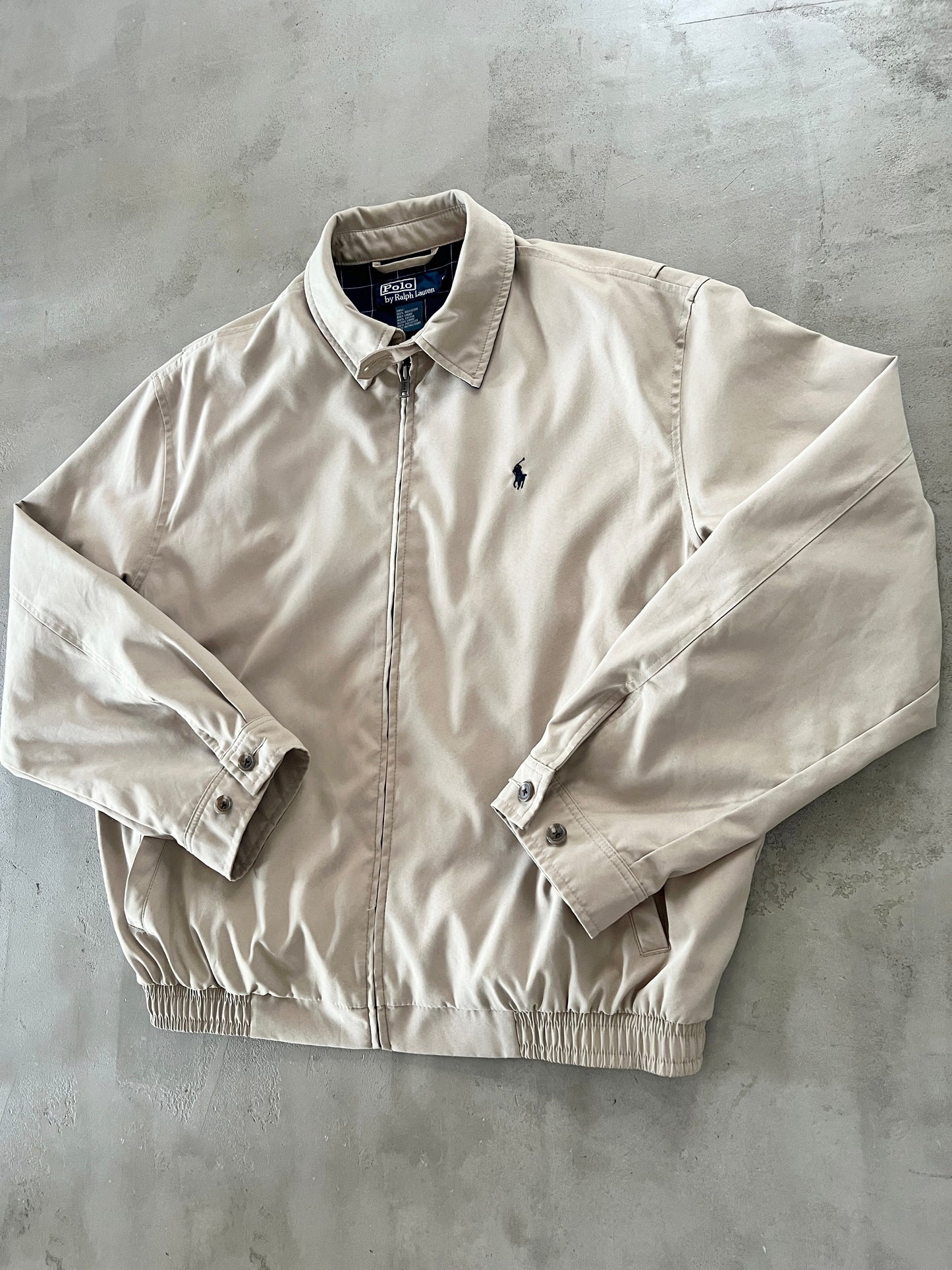 CREME POLO RALPH LAUREN JACKET - 2000S - M/L