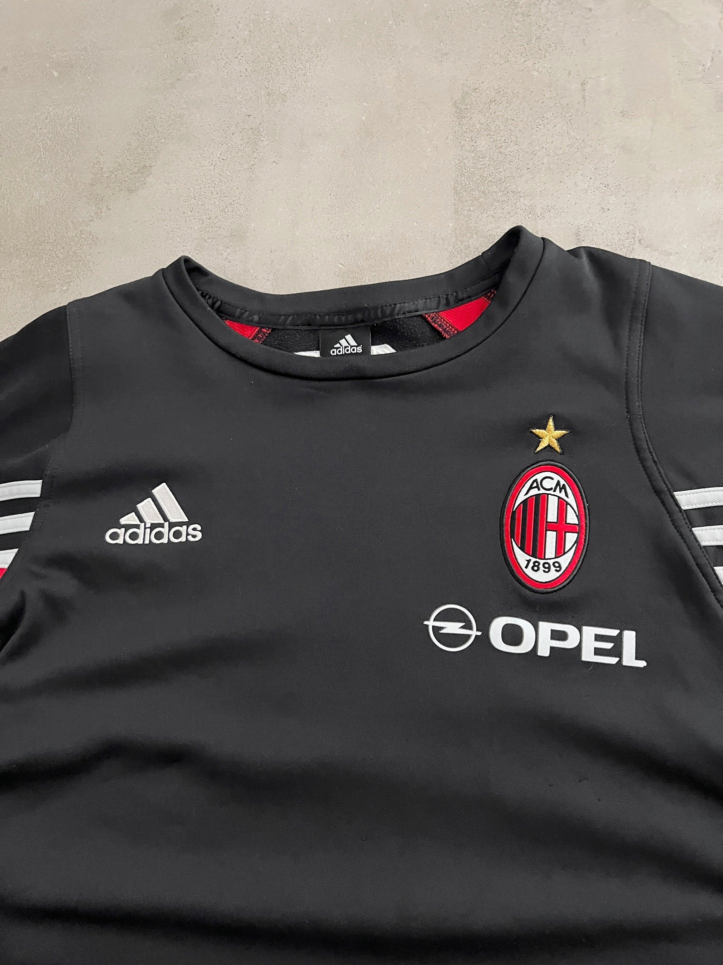 BLACK AC MILAN SWEATER - 2000S - XL