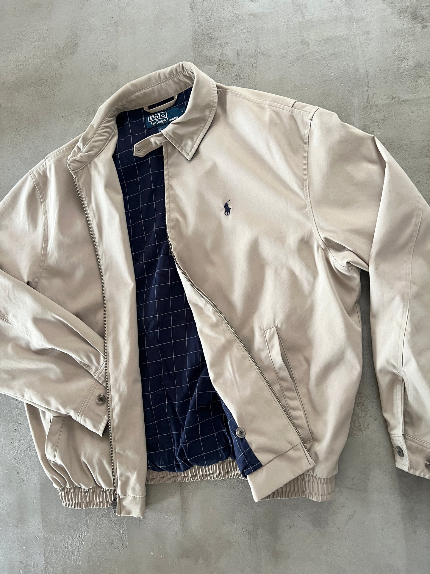CREME POLO RALPH LAUREN JACKET - 2000S - M/L