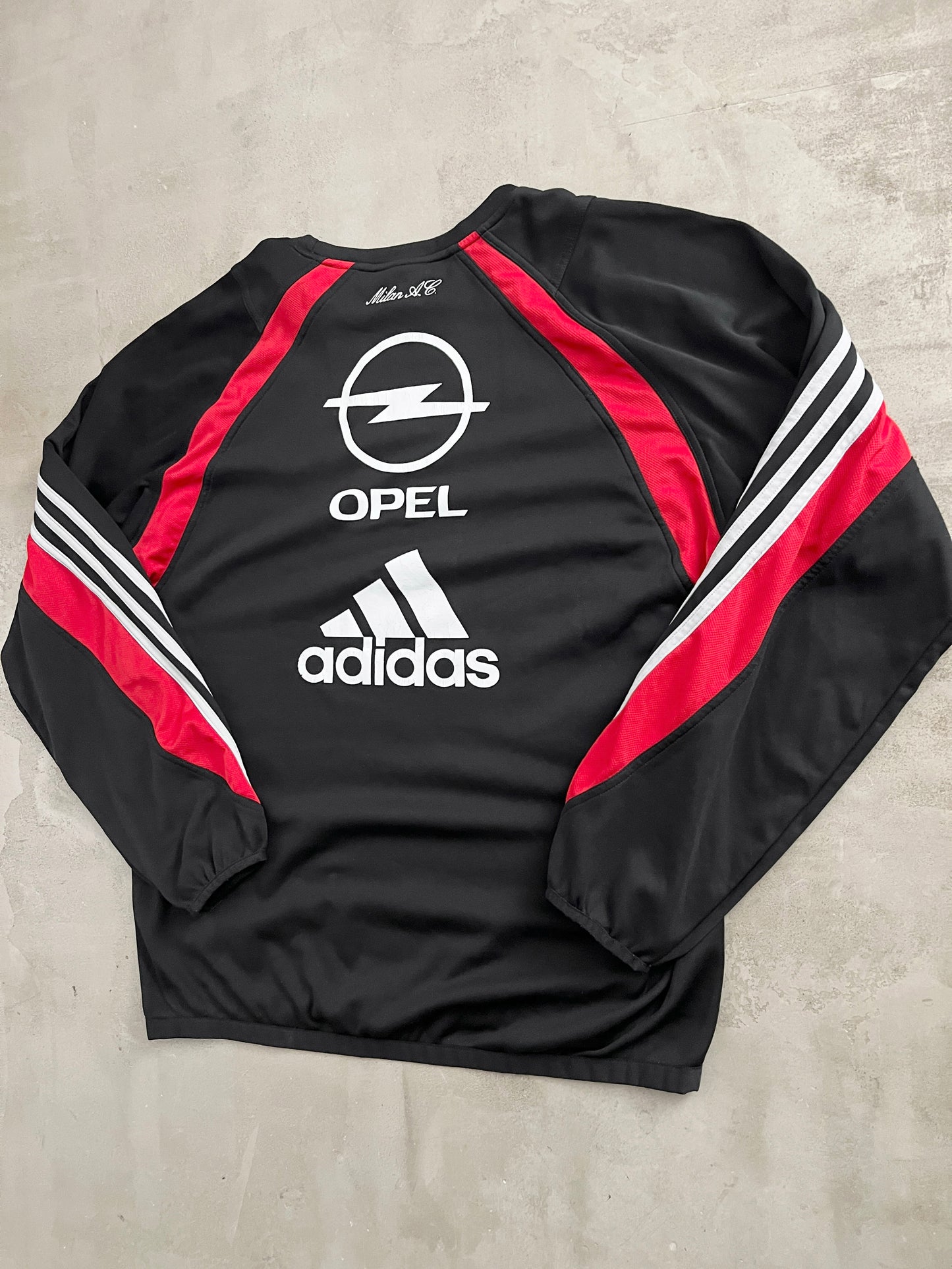 BLACK AC MILAN SWEATER - 2000S - XL