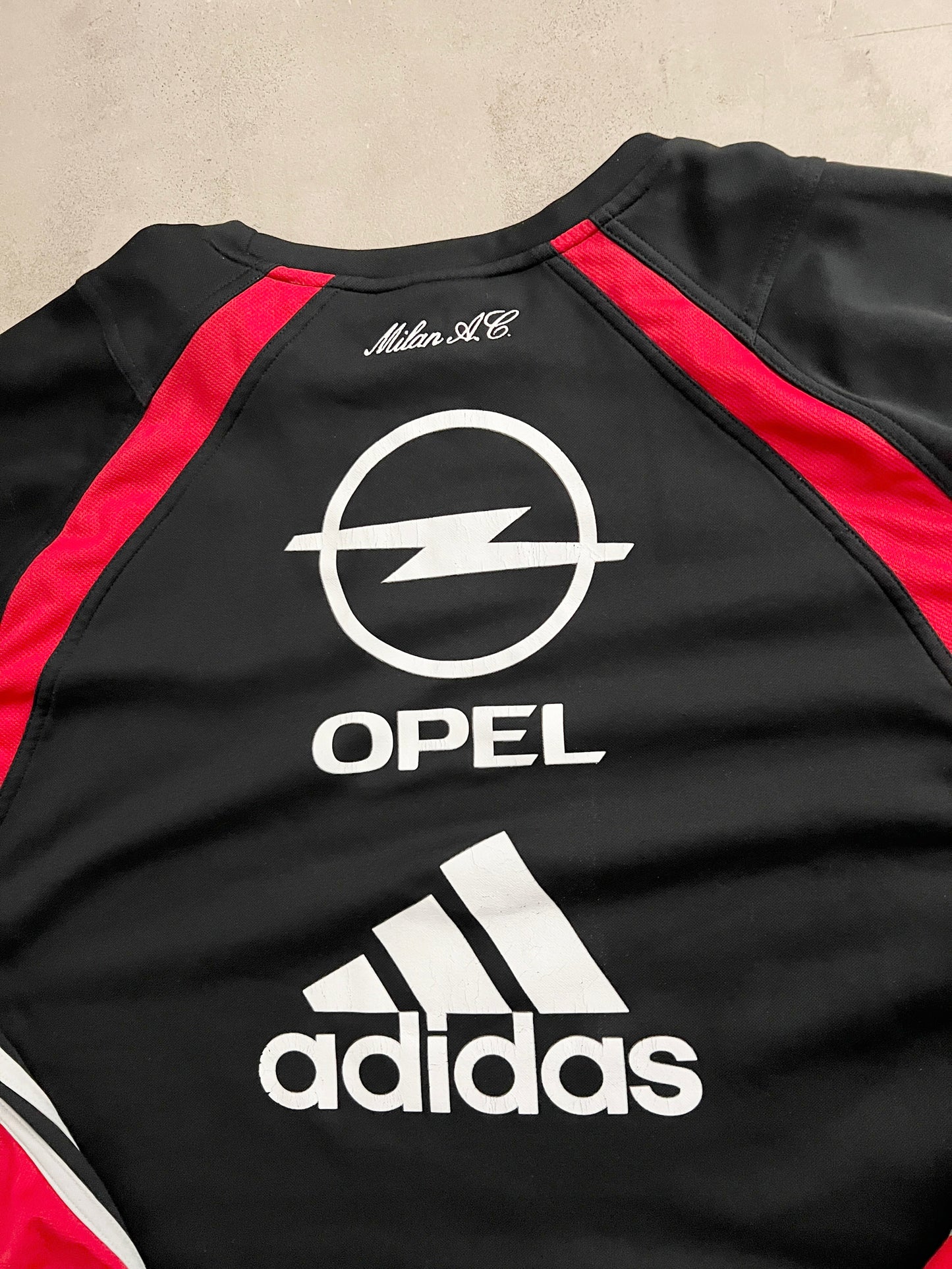 BLACK AC MILAN SWEATER - 2000S - XL