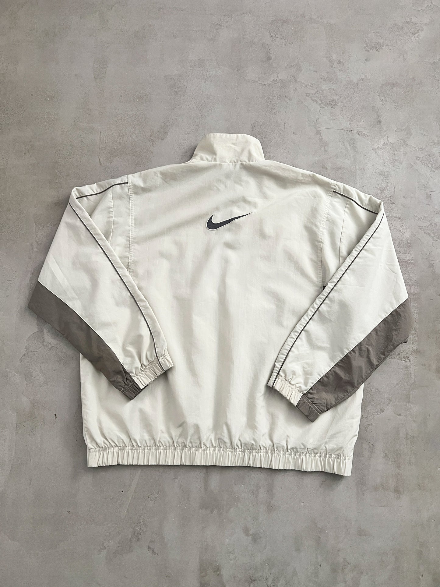 CREME NIKE TRACK JACKET - 2000S - XL
