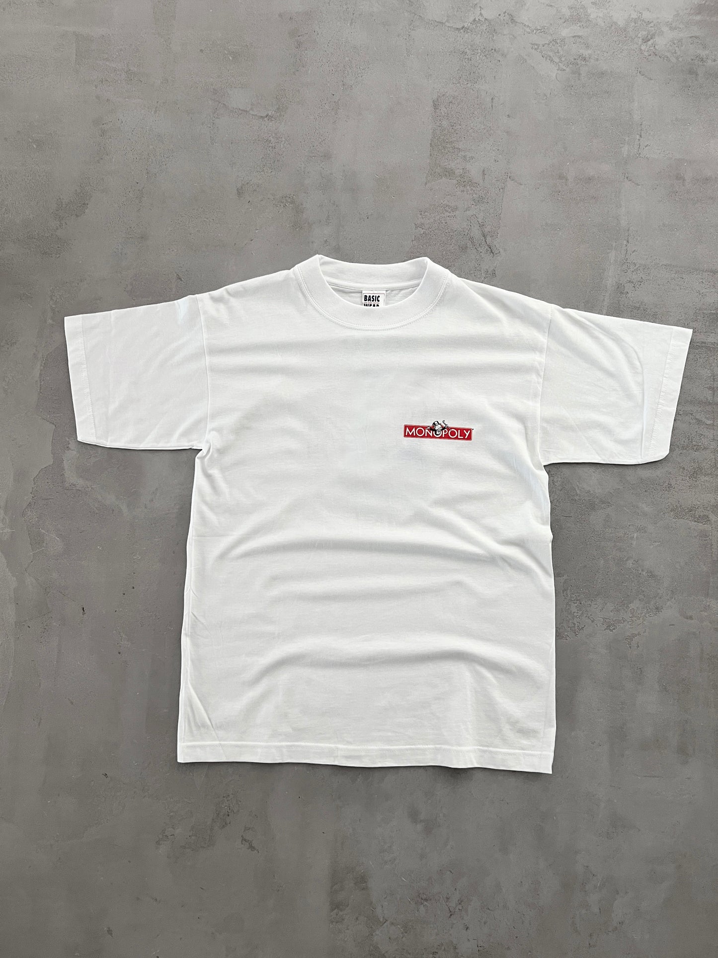 WHITE MONOPOLY PROMO TEE - 2000S - M/S