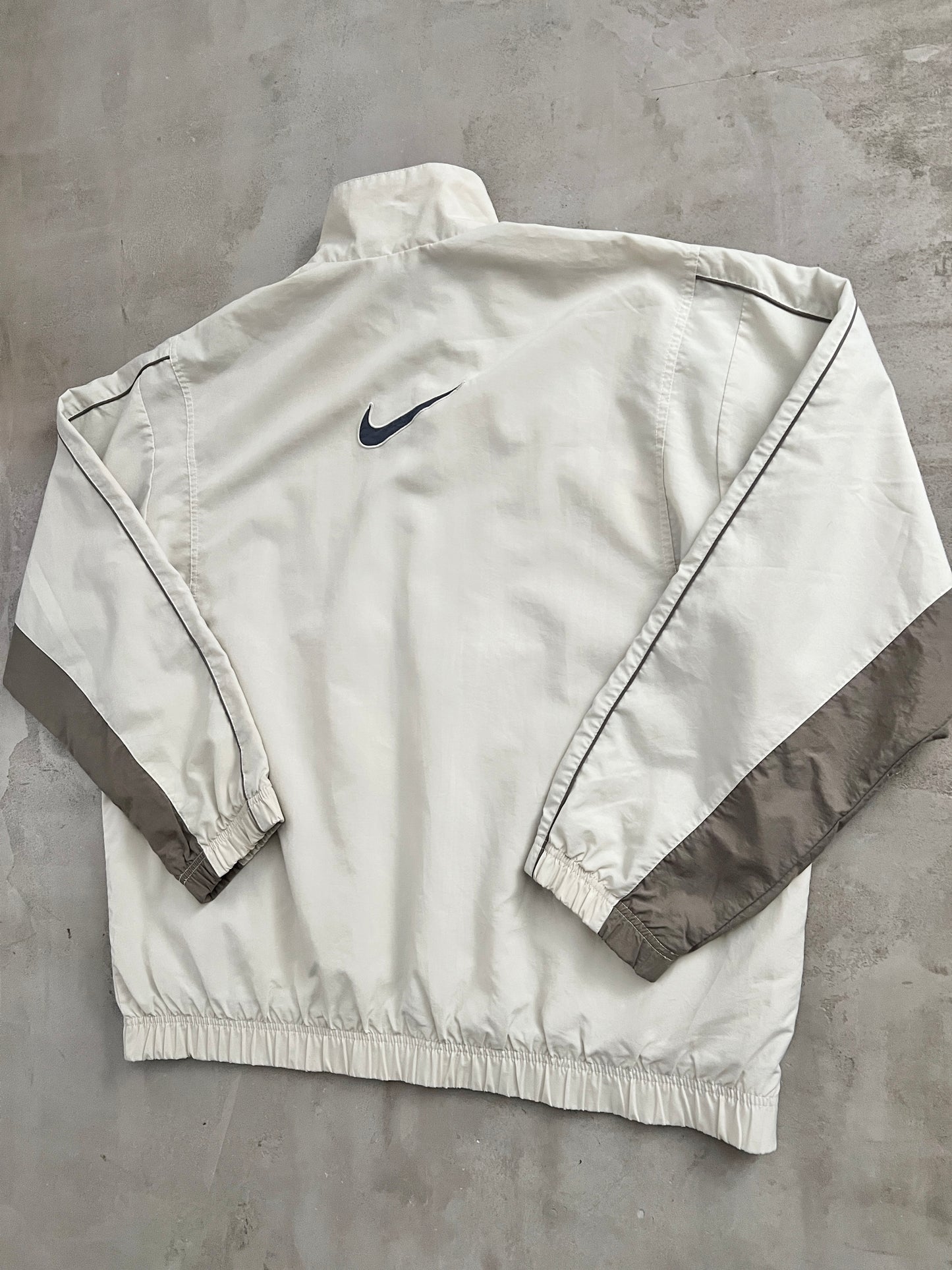 CREME NIKE TRACK JACKET - 2000S - XL
