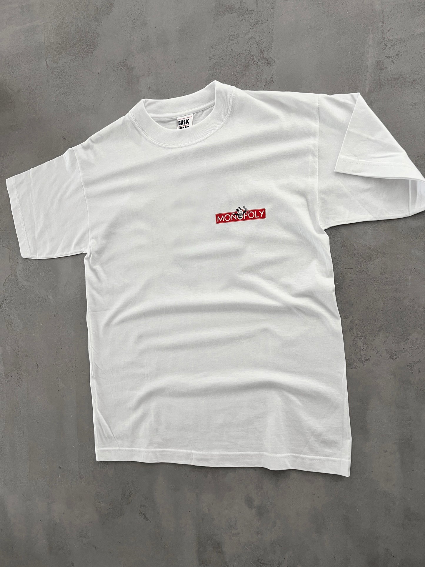 WHITE MONOPOLY PROMO TEE - 2000S - M/S