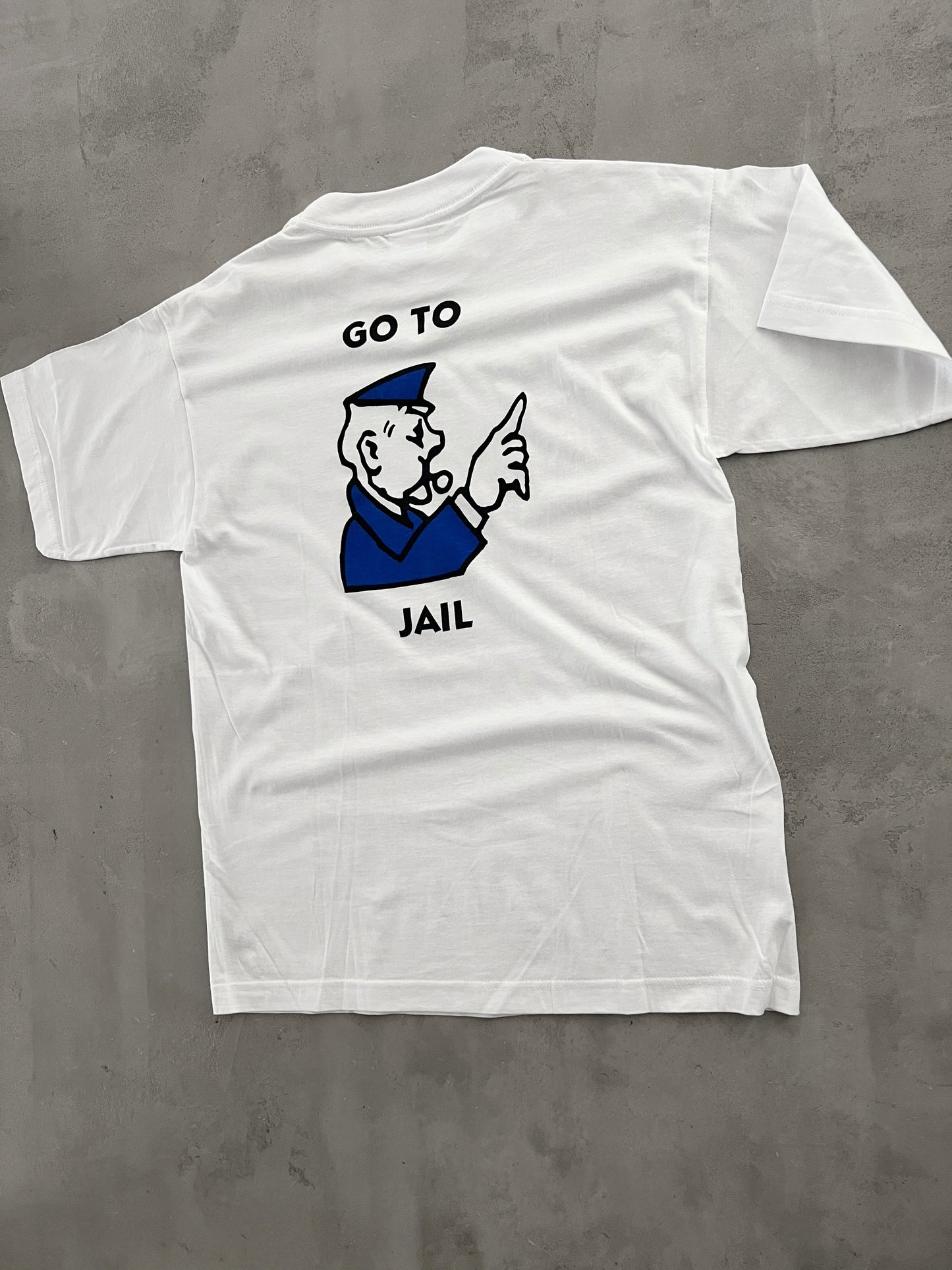 WHITE MONOPOLY PROMO TEE - 2000S - M/S