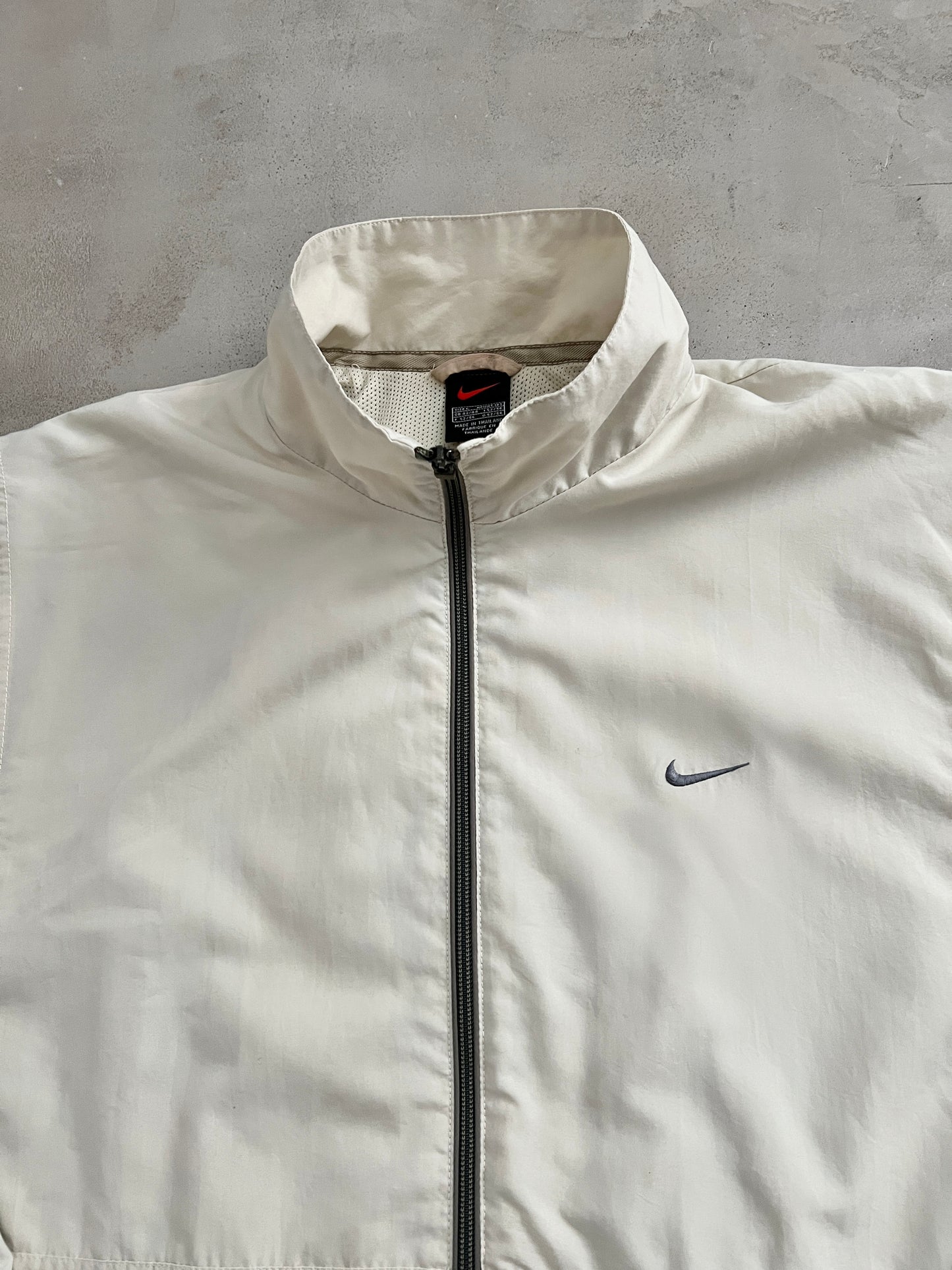 CREME NIKE TRACK JACKET - 2000S - XL