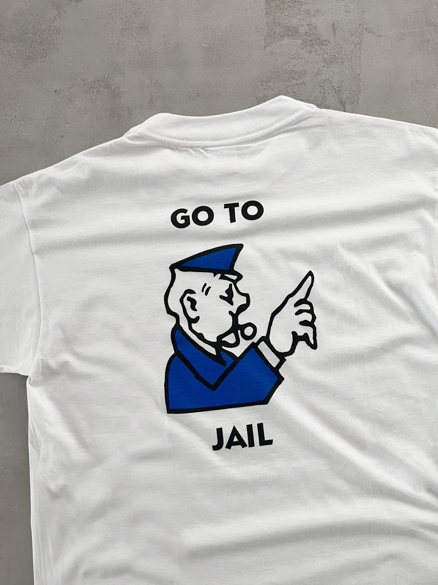 WHITE MONOPOLY PROMO TEE - 2000S - M/S