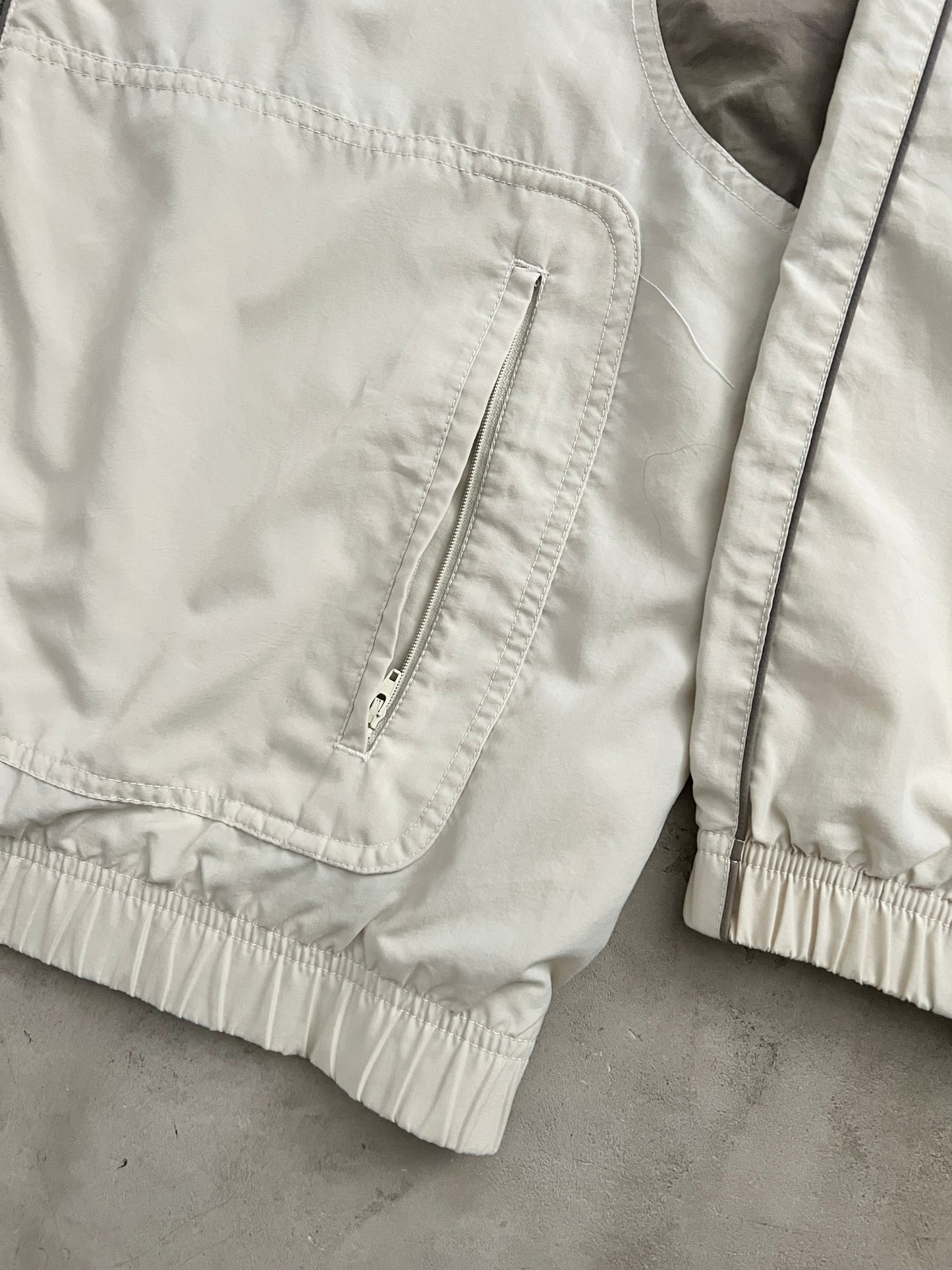 CREME NIKE TRACK JACKET - 2000S - XL