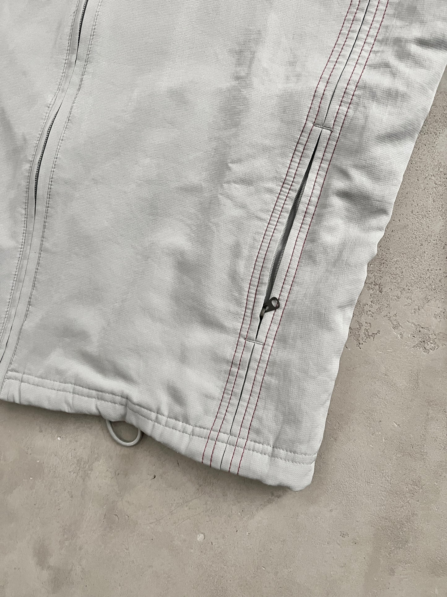 GREY FC BARCELONA NIKE JACKET - 2000S - S/M