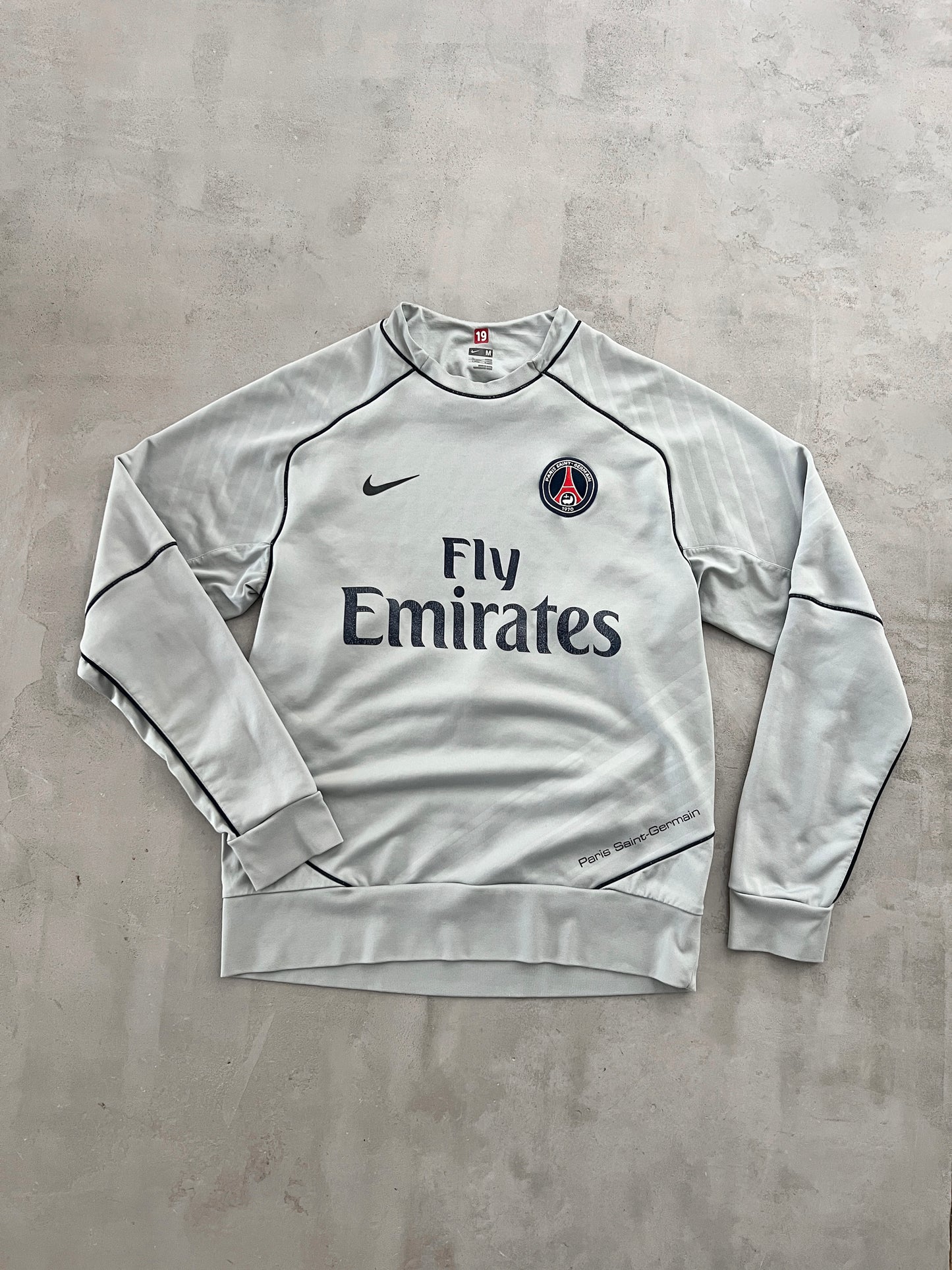 GREY PSG NIKE SWEATER - 2000S - S/M
