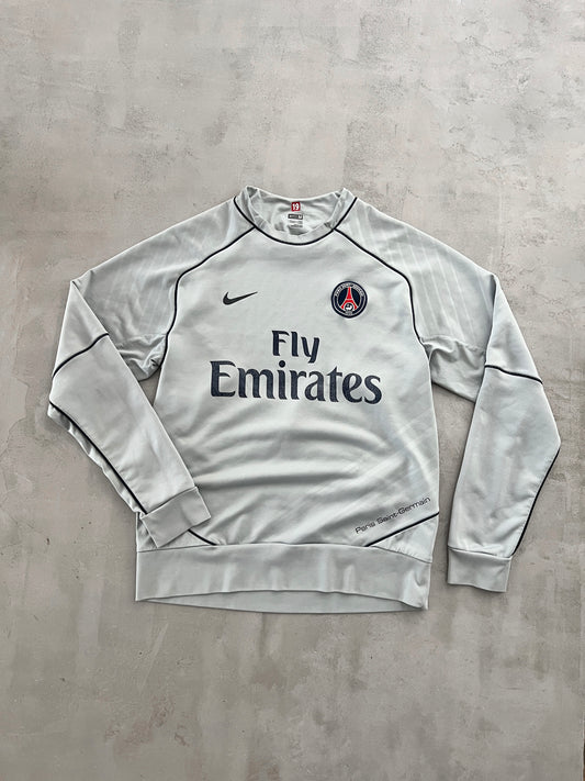 GREY PSG NIKE SWEATER - 2000S - S/M
