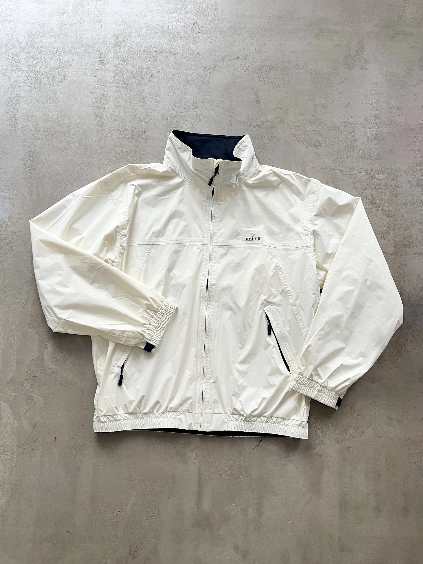 CREME ROLEX YACHT JACKET - 2000S - XL
